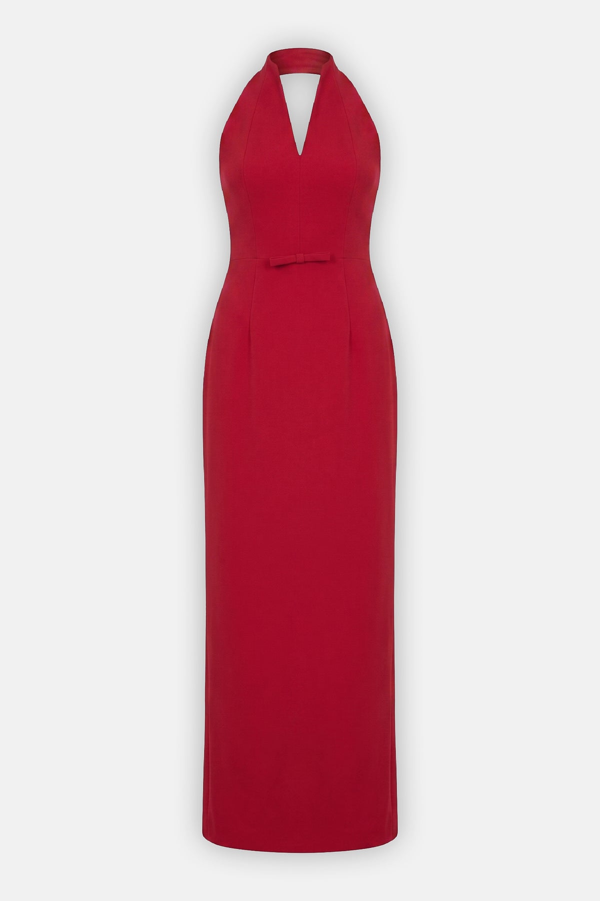 Modern Halter Column Gown