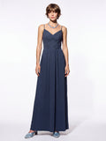 Woven Bodice Pleated Gown