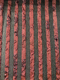 Striped Burnout Brocade