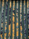 Striped Burnout Brocade