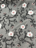 Floral Silk Embroidery