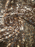 Mini Sequins on Stretch Tulle