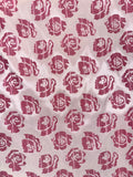 Striped Rose Pattern Jacquard