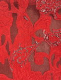 Chandelier Pattern Burnout Brocade