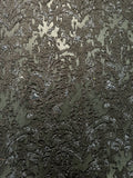 Metallic Chandelier Pattern Burnout Brocade