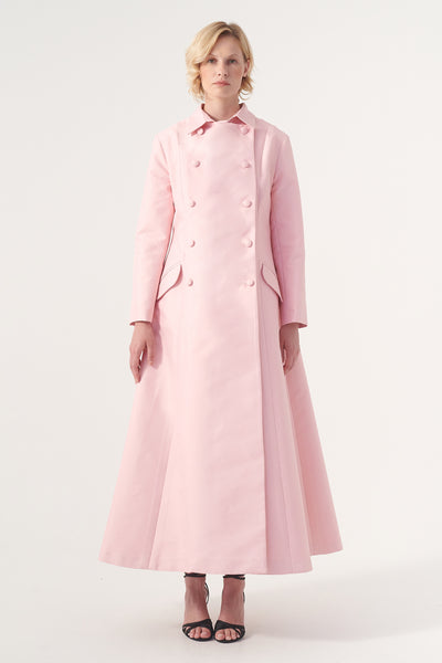 Structured Double Breasted Full Length Coat dress – John Paul Ataker