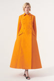 Structured Double Breasted Full Length Coat dress
