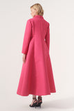 Structured Double Breasted Full Length Coat dress