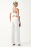 One-Shoulder Crop Top With Pants