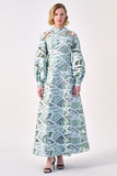 High-Neck holder Long Dress