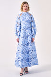 High-Neck holder Long Dress