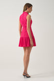 Pleated Mini Dress
