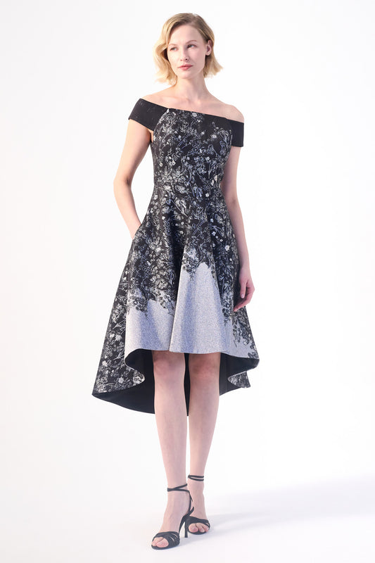 sophisticated cocktail High-Low  dress