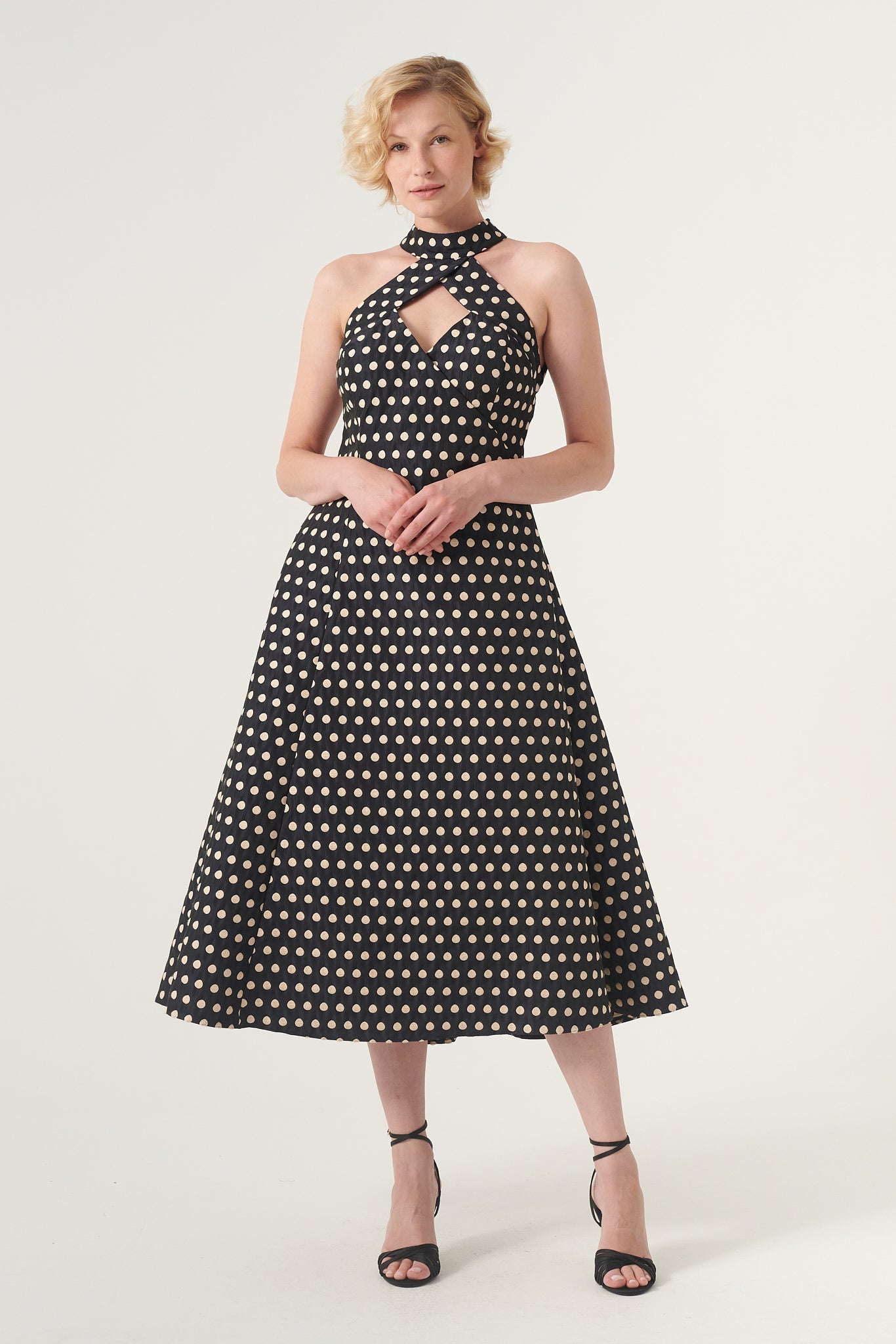 The halter neckline midi Dress John Paul Ataker The halter neckline midi Dress John Paul Ataker