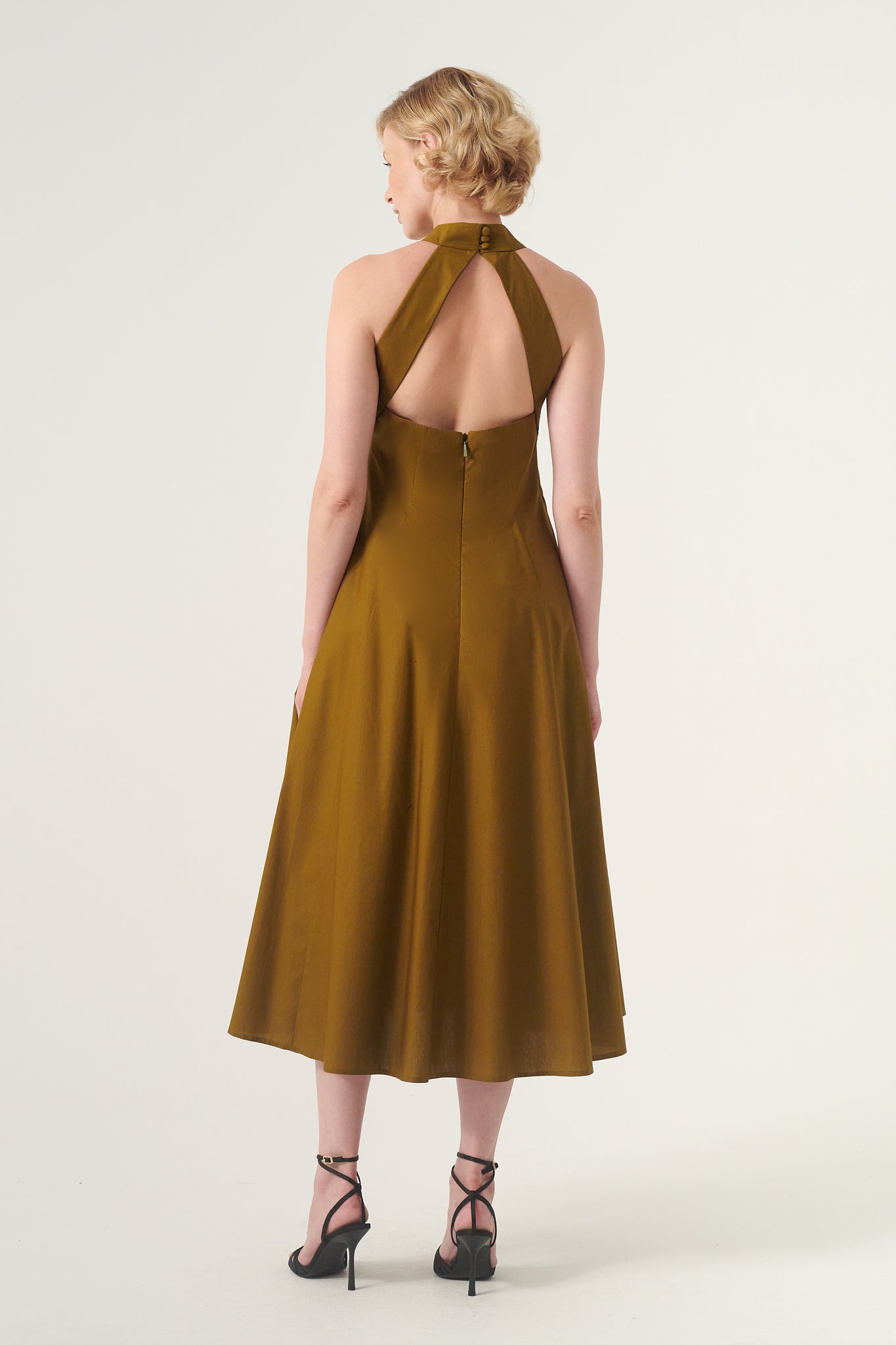 The halter neckline midi Dress John Paul Ataker The halter neckline midi Dress John Paul Ataker