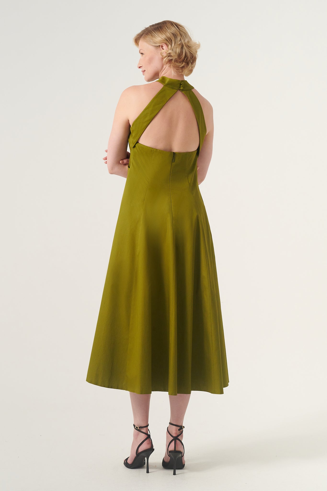The halter neckline midi Dress John Paul Ataker The halter neckline midi Dress John Paul Ataker