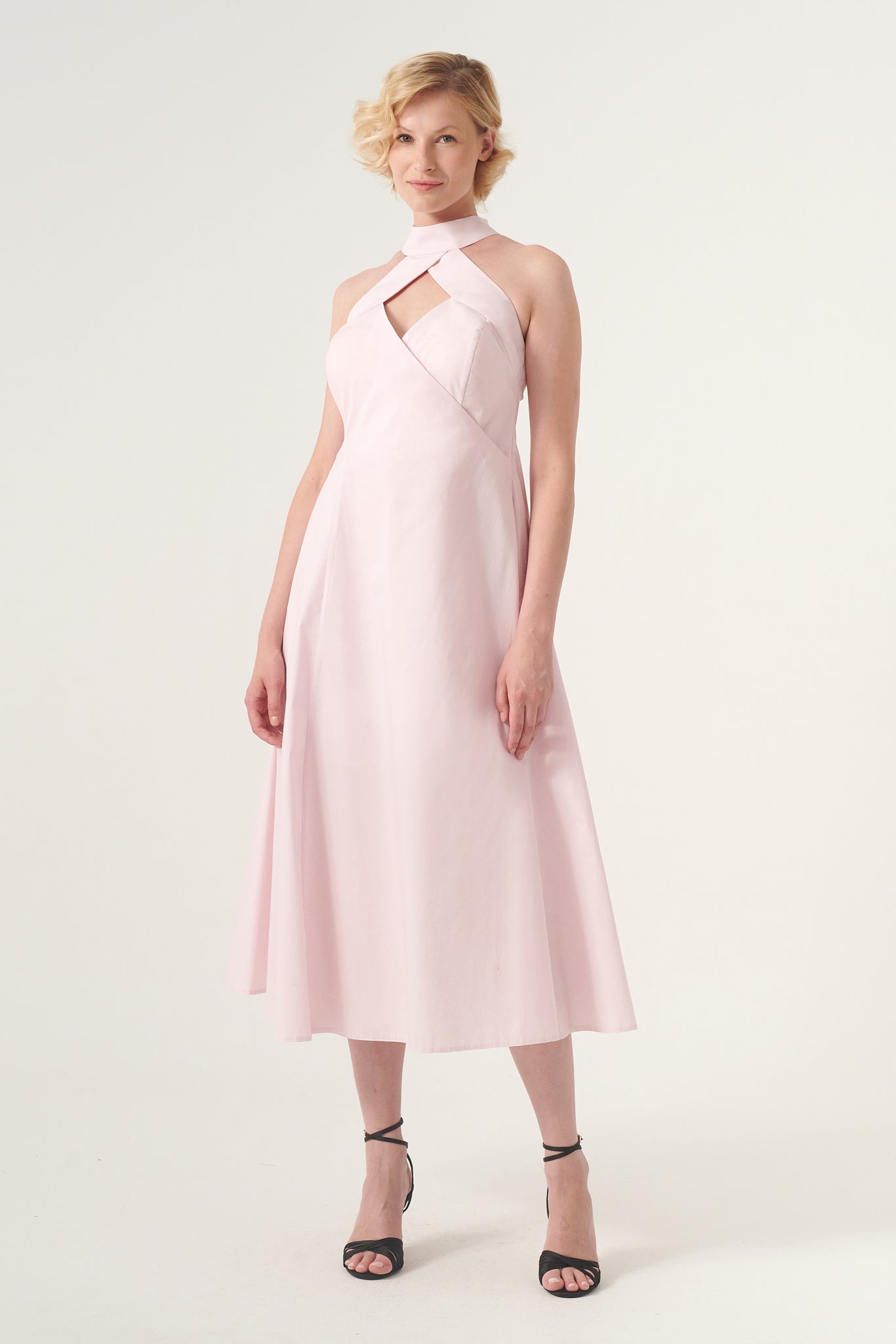 The halter neckline midi Dress John Paul Ataker The halter neckline midi Dress John Paul Ataker