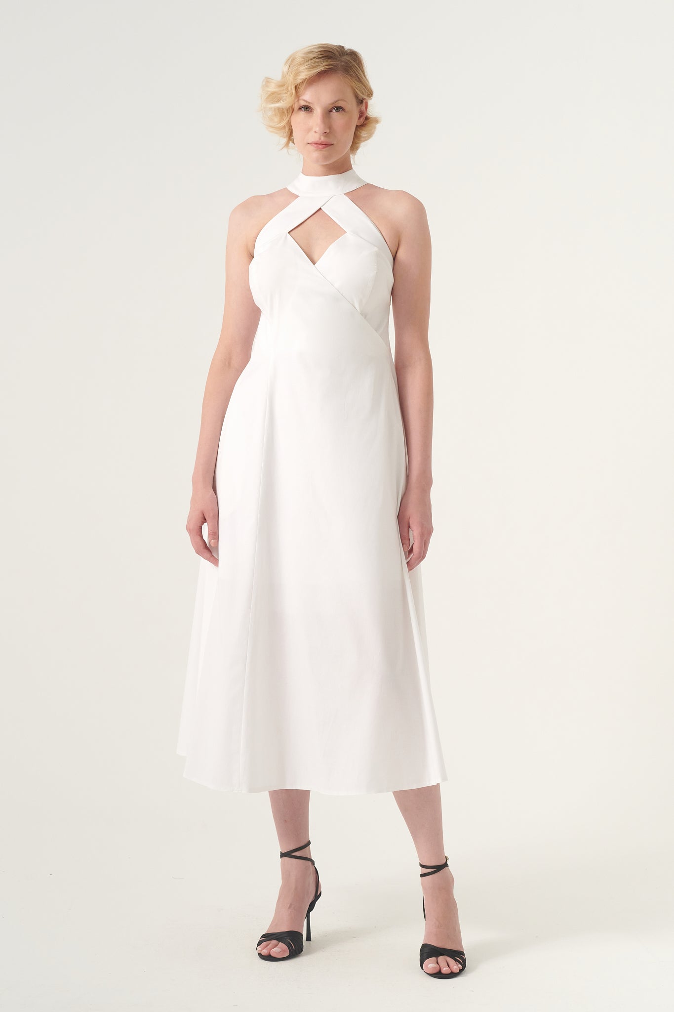 The halter neckline midi Dress John Paul Ataker The halter neckline midi Dress John Paul Ataker