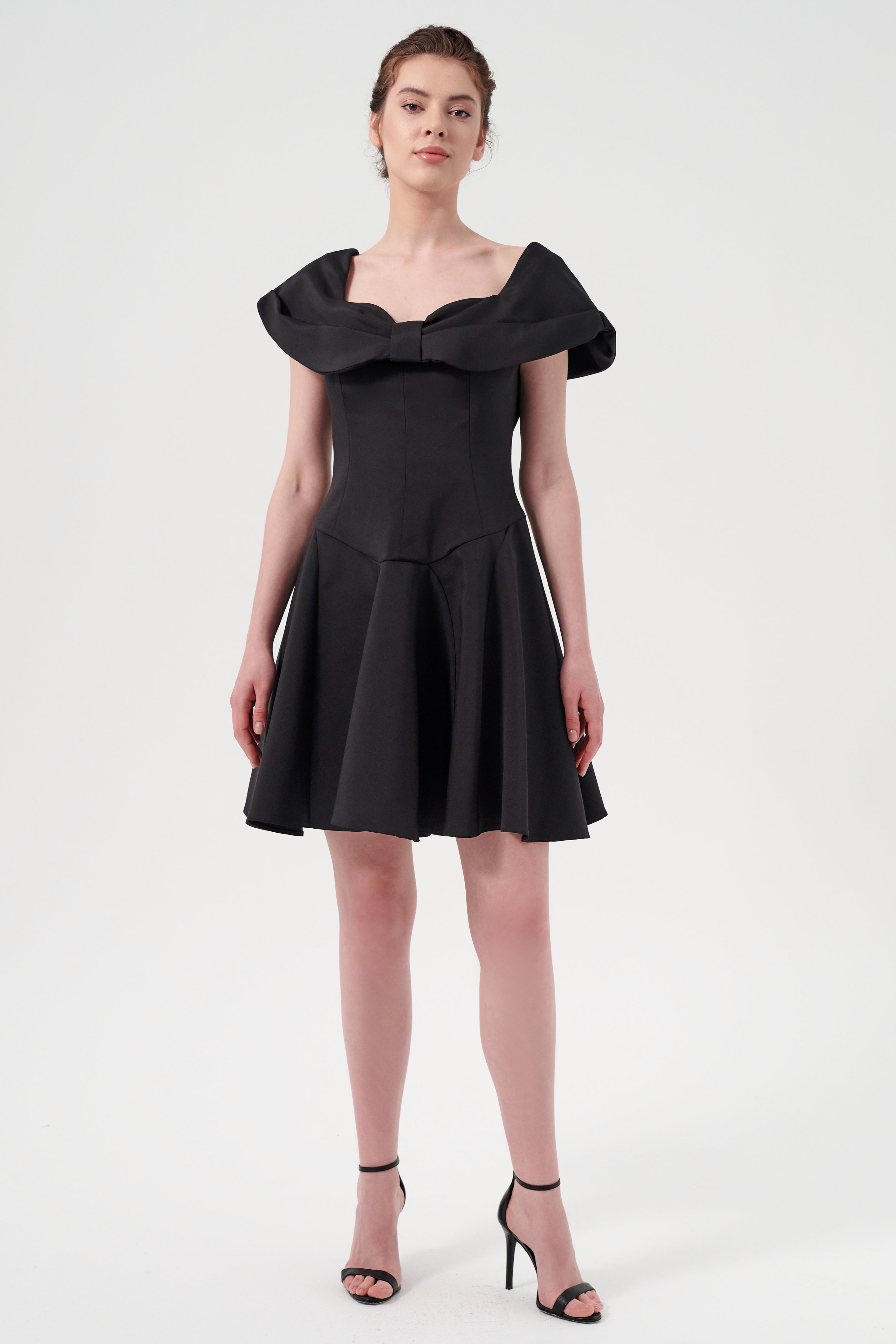 Structure Mini A-Line Soft Woven Dress