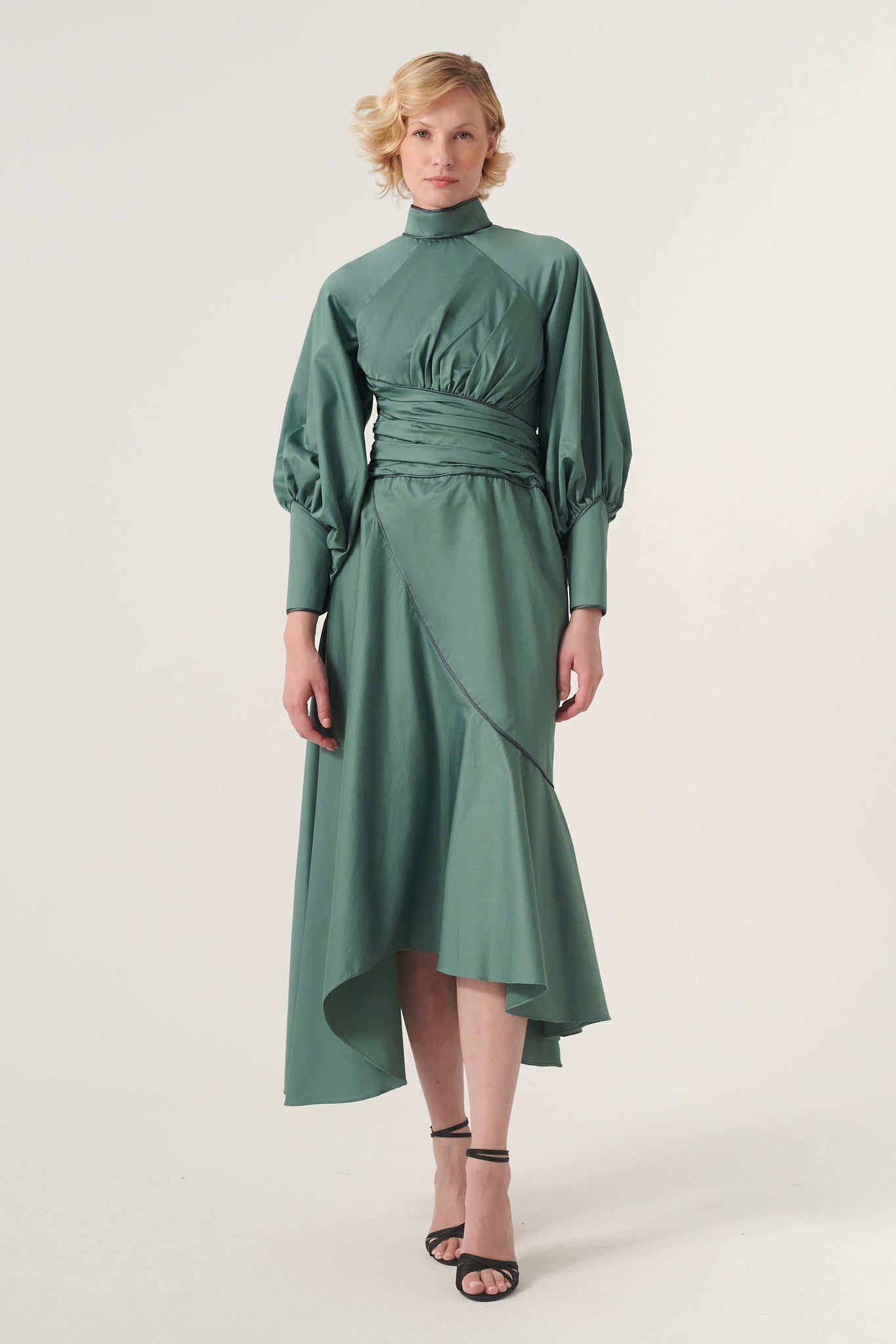 long sleeve asymmetric hem dress ASOS Design - Maxi Dress - Women - Polyester - XS