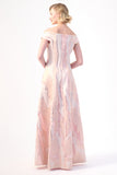 A dazzling Off-The-Shoulder Evening Gown