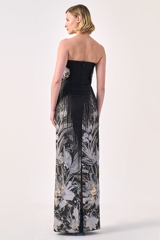 The Sculpted Petal Gown