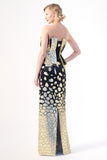 Structured Geometric Corset Gown