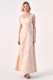 Strapless A-Line Midi Dress