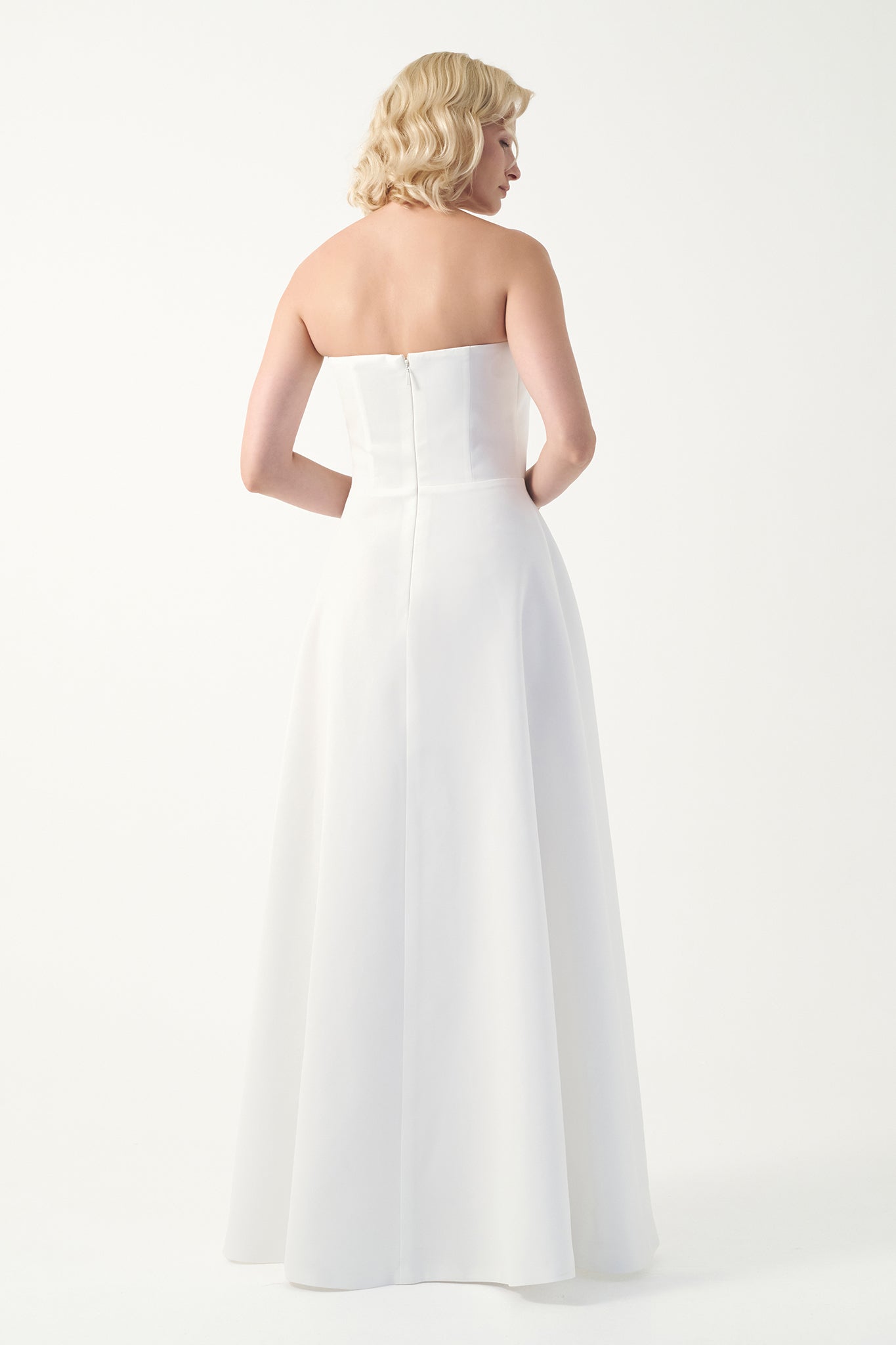 Asymmetric Draped A-Line Long Gown John Paul Ataker Asymmetric Draped A-Line Long Gown John Paul Ataker