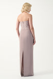 JPA 4455-4143 LONG DRESS WITH TRAIN
