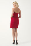 short bridal dress with detachable veil