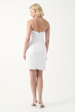 short bridal dress with detachable veil