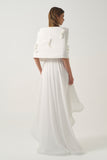 Handcrafted 3D Floral Embellished Cape