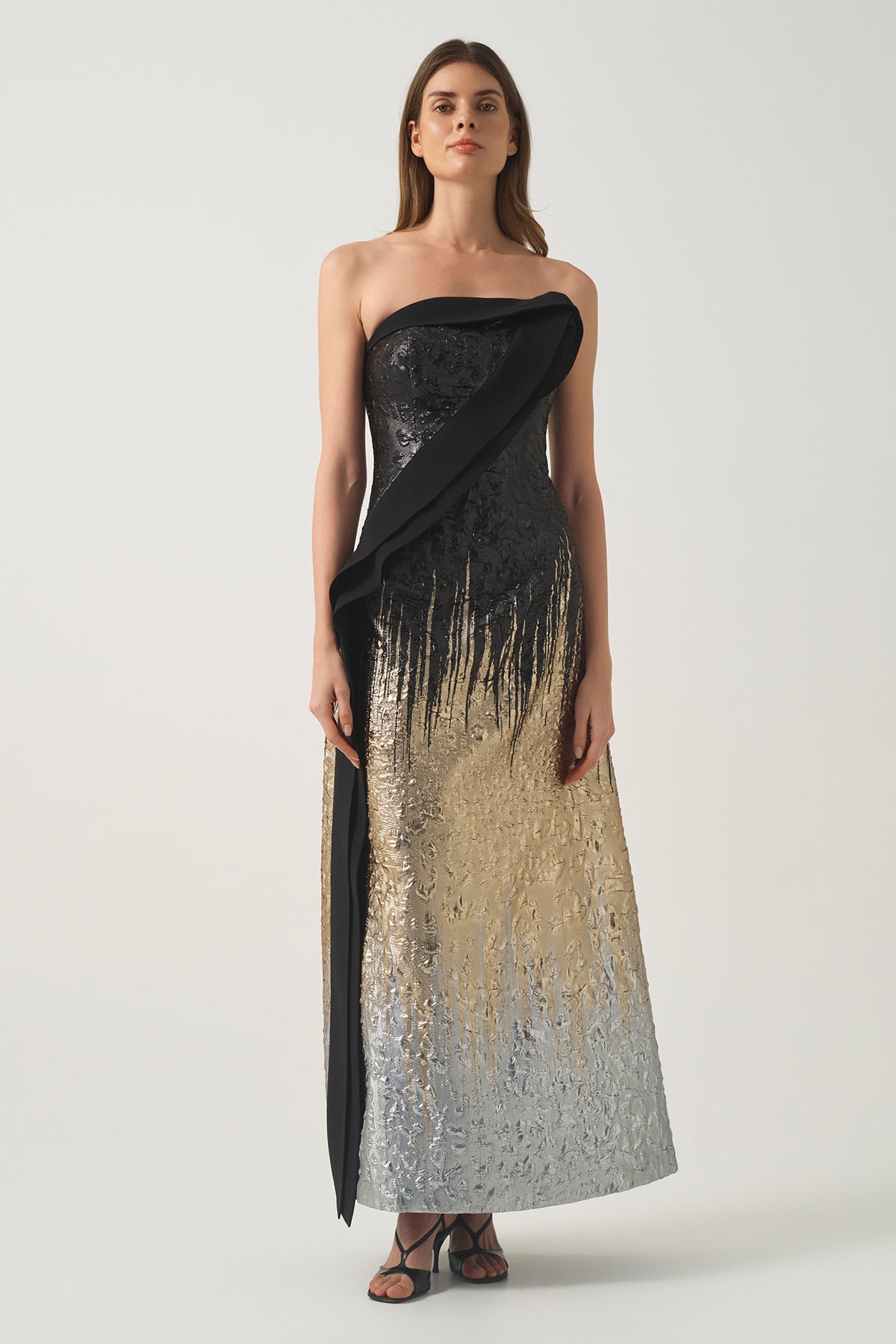 Gradient A-Line Dress
