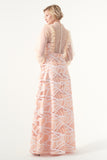 Ruffled Jacquard Dress
