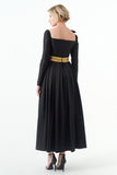 Draped Long Dress