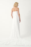JPA 4455-4143 LONG DRESS WITH TRAIN