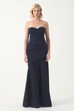 Strapless Sweetheart Gown with Asymmetric Draping