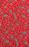 Embroidered Floral Fabric on Tulle