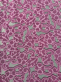 Embroidered Floral Fabric on Tulle