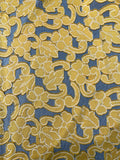 Embroidered Floral Fabric on Tulle