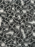 Embroidered Floral Fabric on Tulle