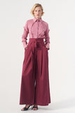 Assymetric Ruffled Poplin Shirt