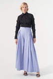 Assymetric Ruffled Poplin Shirt