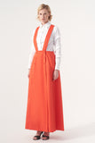 Assymetric Ruffled Poplin Shirt