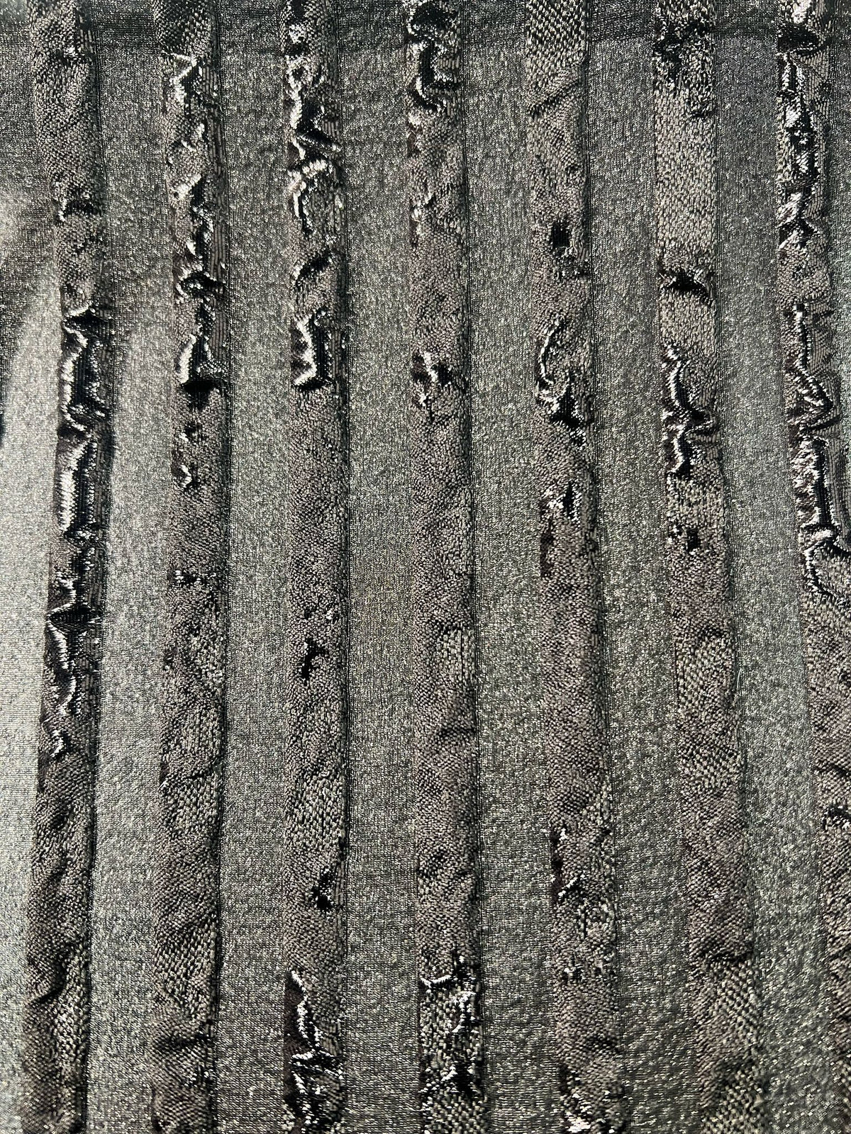 Striped Burnout Brocade