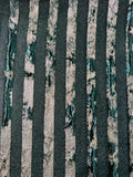 Striped Burnout Brocade