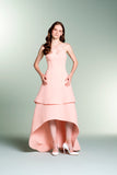 Layered Cotton-Twill Dress