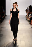 Draped Stretch Jacquard Knit Top and Pant