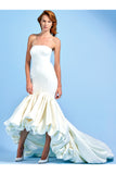 Voluminous Taffeta Structured Double-Faced Viscose Long Dress